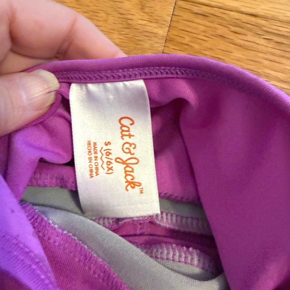 Girls Purple and Pastel Tie-Dye Gymnastics Leotards - 2 Pack - Picture 5 of 5